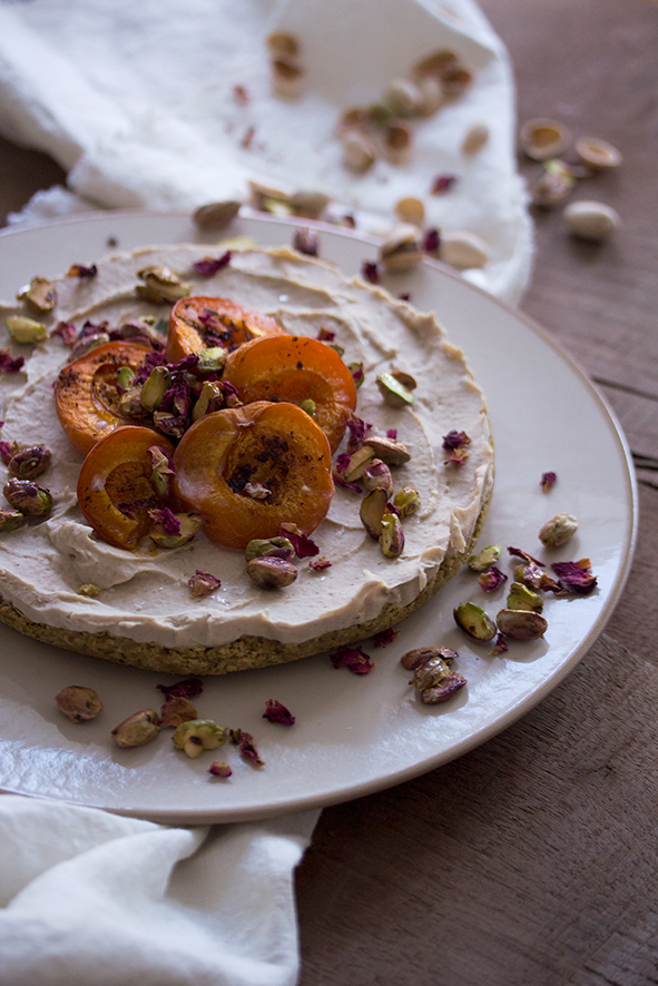 No Bake Apricot Summer Cake // From Hand To Mouth